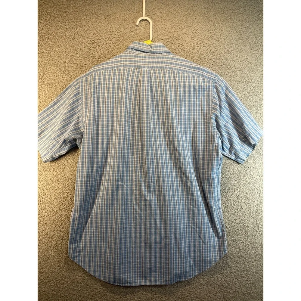 Ralph‎ Lauren Shirt Men's Size Large Multicolor Plaid Short Sleeve Button